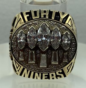 San Francisco 49ers Super Bowl XXIX ring from 1994 Championship